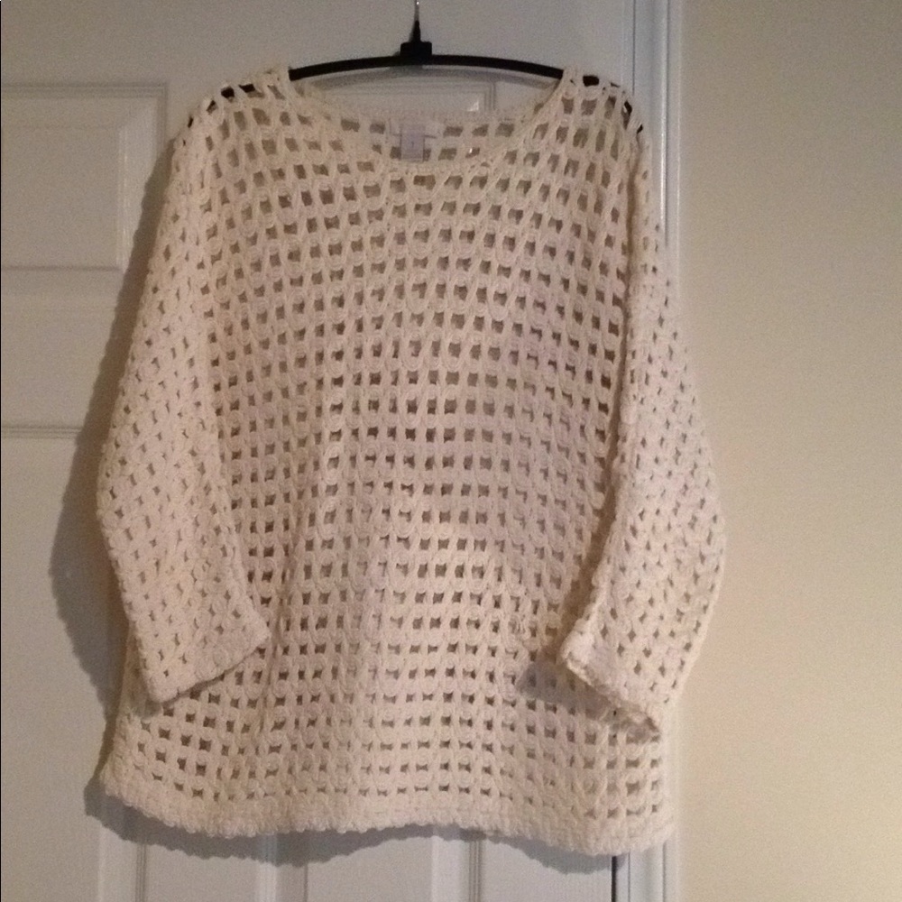 Fishnet sweater top